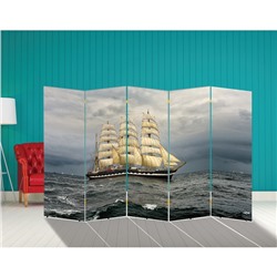 Ширма "Корабли. Декор 21" 250 × 160 см